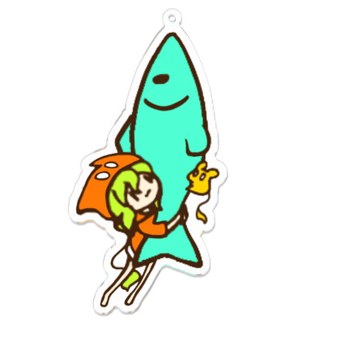 アクリルキーホルダー - 100 x 100 (mm)