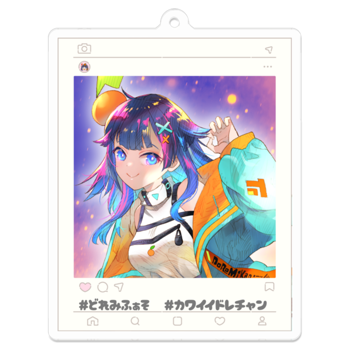 アクリルキーホルダー - 70 x 70 (mm)