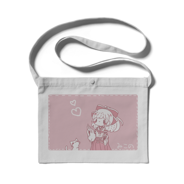 サコッシュグレー - 300 x 230 (mm)(1)