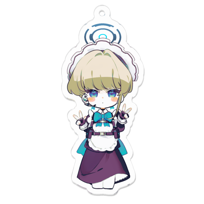 アクリルキーホルダー - 70 x 70 (mm)