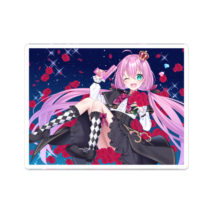 アクリルバッジ - 70 x 70 (mm)