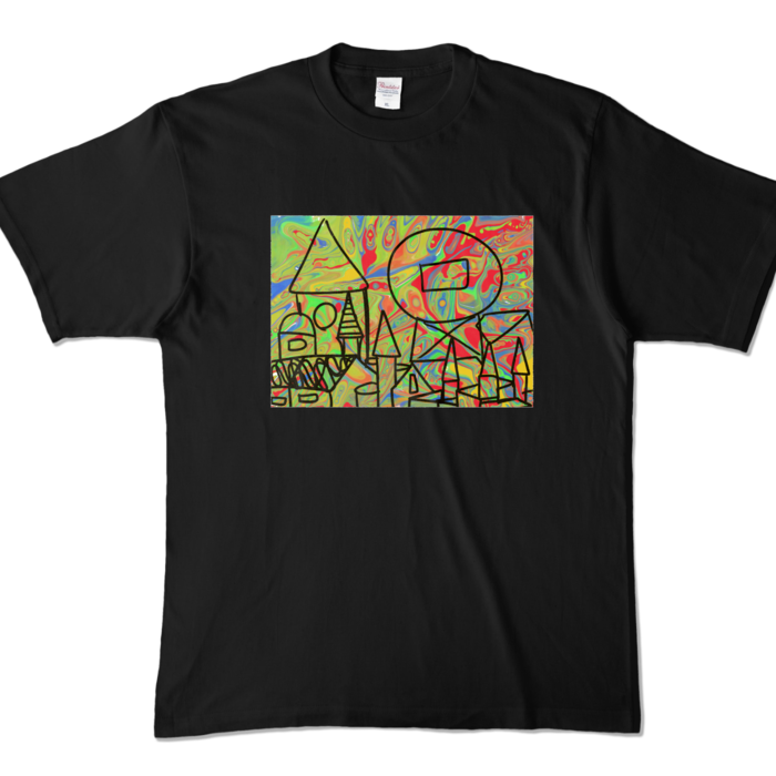 カラーTシャツ - XL - ブラック (濃色)