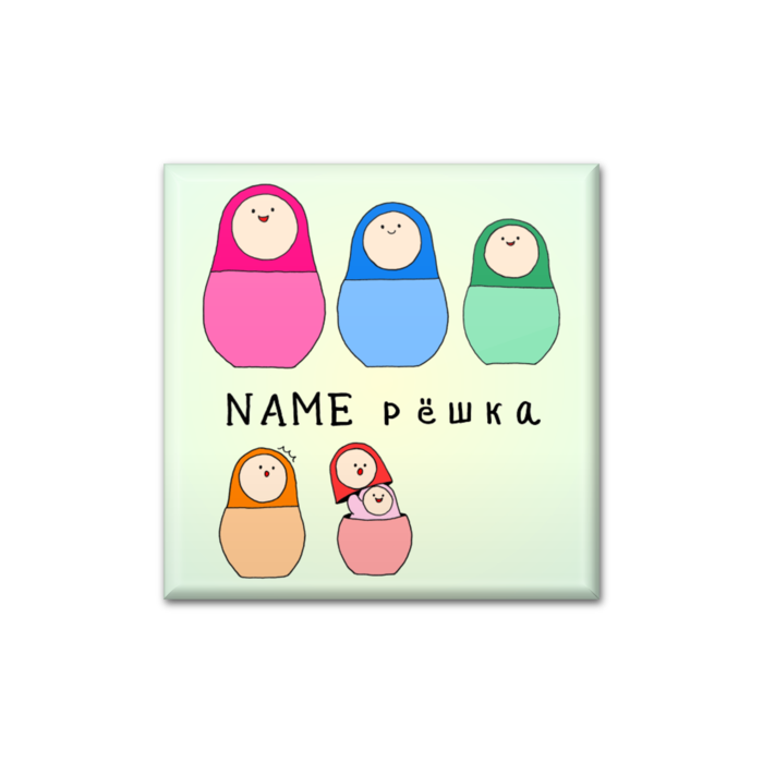 缶バッジ - 四角形40mm