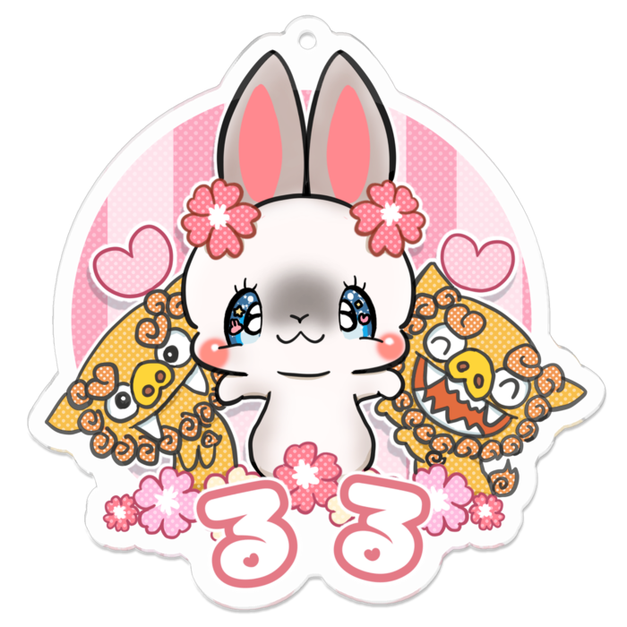 アクリルキーホルダー - 70 x 70 (mm)