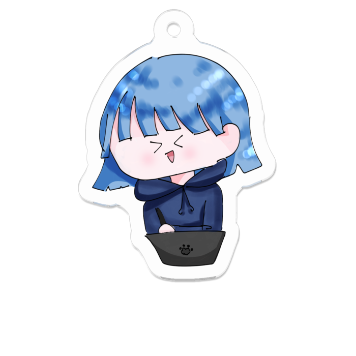 アクリルキーホルダー - 50 x 50 (mm)