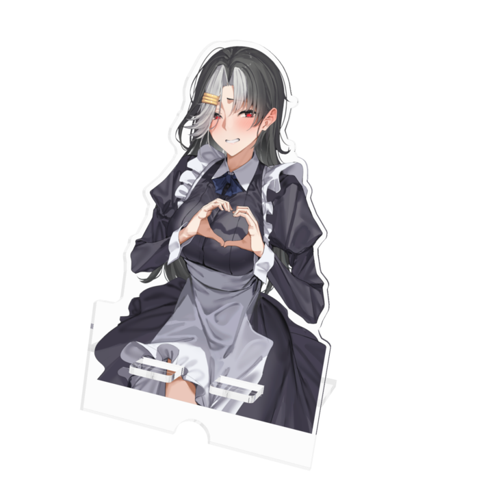 アクリルスマホスタンド - 100x160mm(ケーブル穴あり)