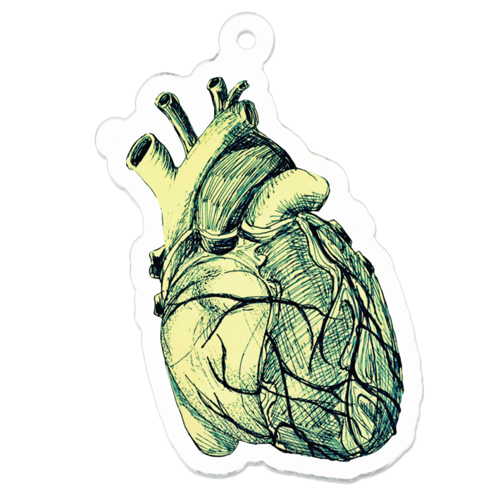 アクリルキーホルダー - 50 x 50 (mm)