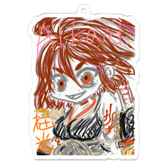 アクリルキーホルダー - 70 x 70 (mm)