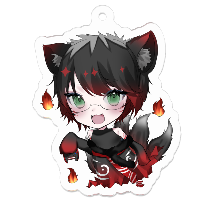 アクリルキーホルダー - 50 x 50 (mm)