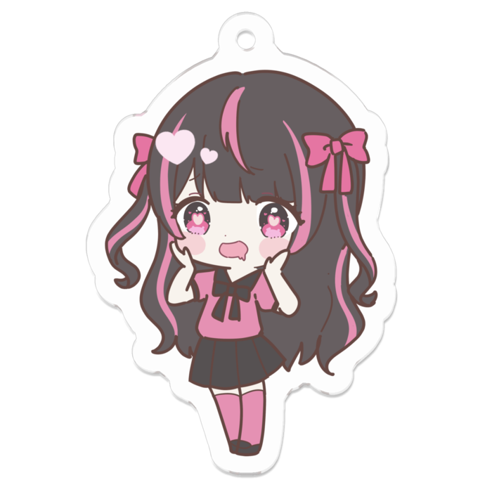 アクリルキーホルダー - 50 x 50 (mm)