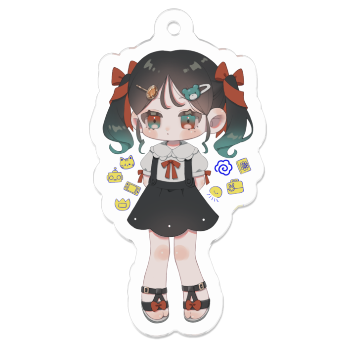 アクリルキーホルダー - 50 x 50 (mm)