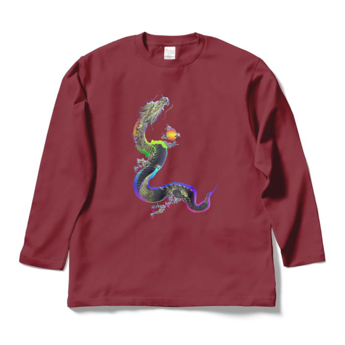 ロングスリーブTシャツ - L - バーガンディ