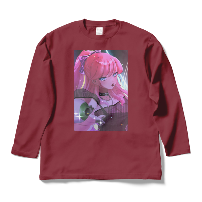 ロングスリーブTシャツ - L - バーガンディ