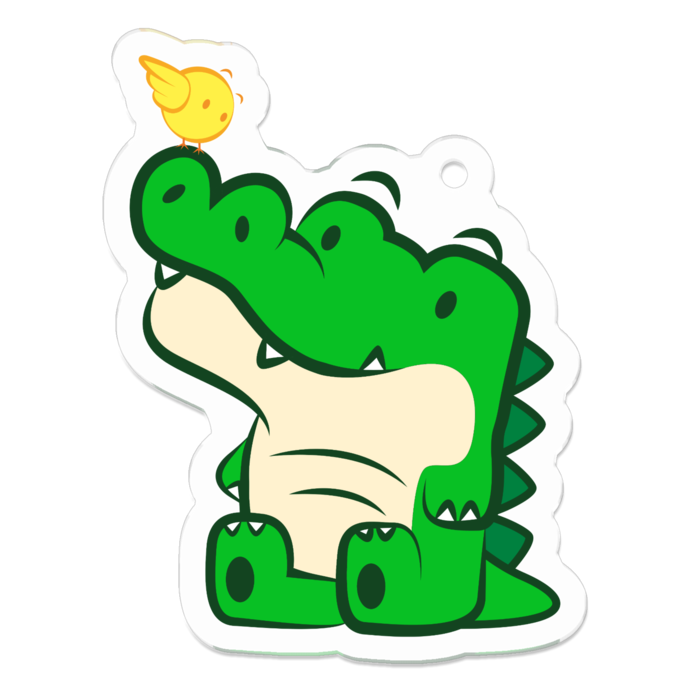 アクリルキーホルダー - 50 x 50 (mm)