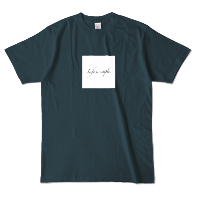 カラーTシャツ - L - デニム (濃色)