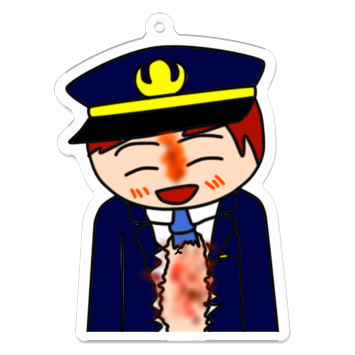 アクリルキーホルダー - 70 x 70 (mm)