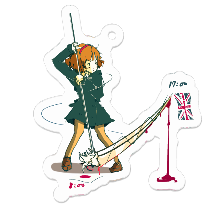 アクリルキーホルダー - 50 x 50 (mm)