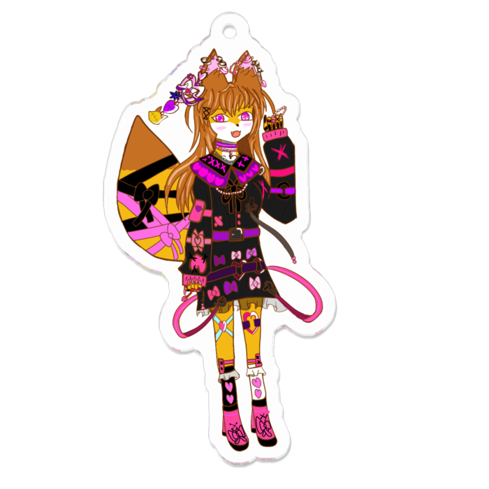 アクリルキーホルダー - 70 x 70 (mm)