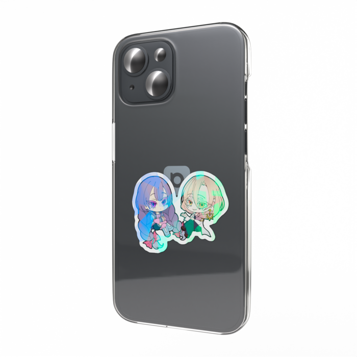 ホログラムスマホステッカー - 縦