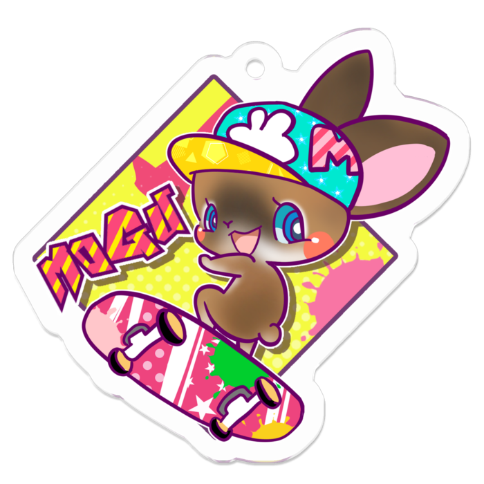 アクリルキーホルダー - 50 x 50 (mm)