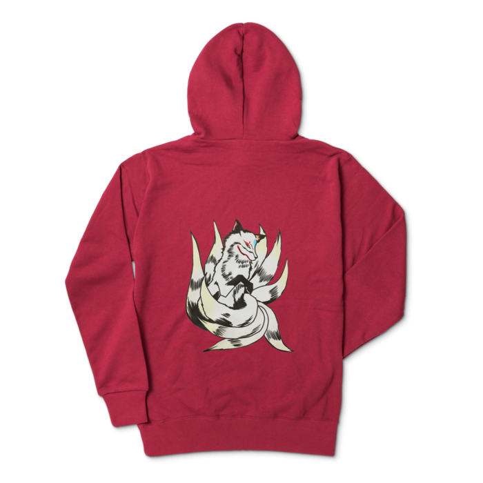 ジップパーカー - L - バーガンディ