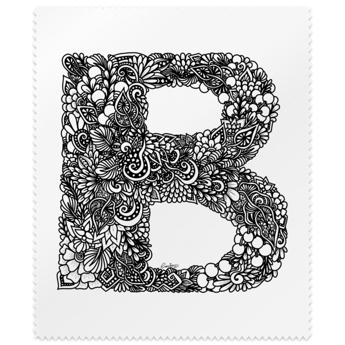 「B」メガネ拭き