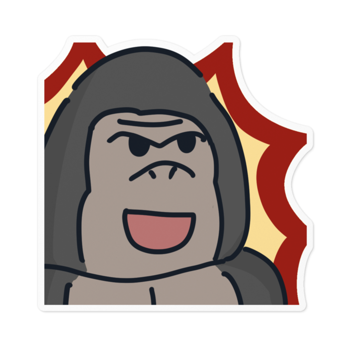 ステッカー - 100 x 100 (mm)