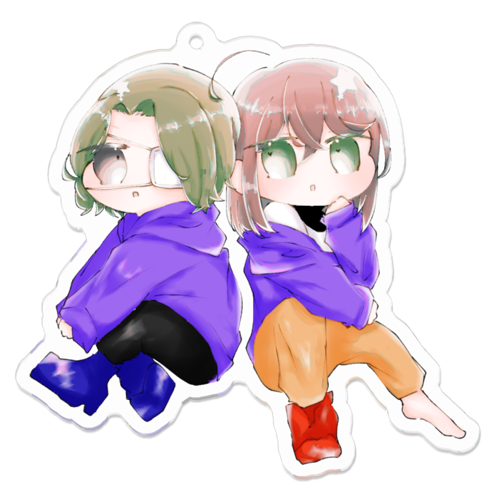 アクリルキーホルダー - 70 x 70 (mm)