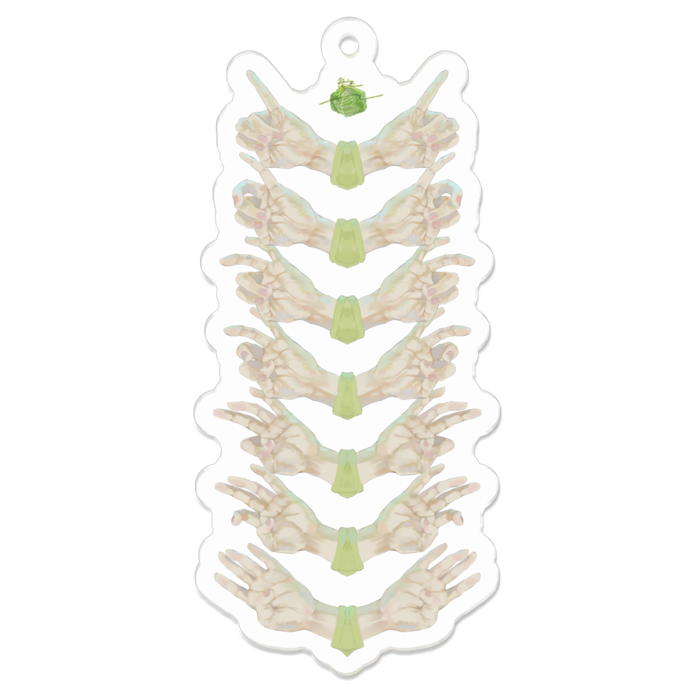 アクリルキーホルダー - 70 x 70 (mm)