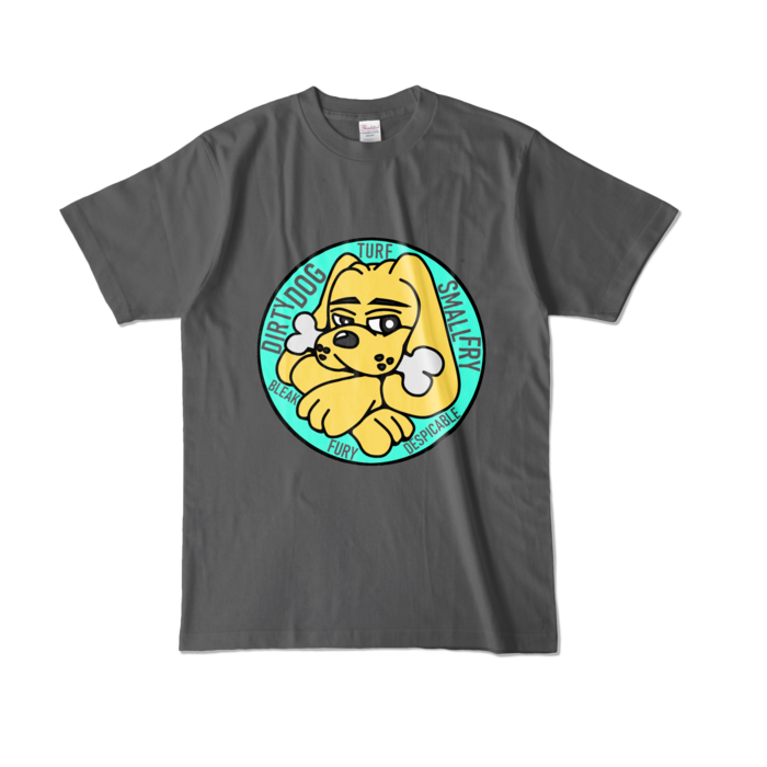 カラーTシャツ - L - チャコール (濃色)