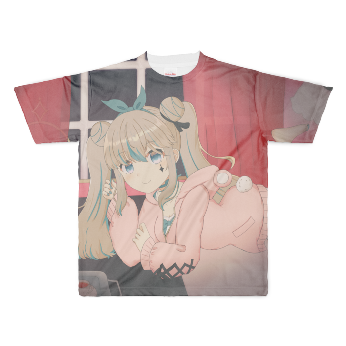 フルグラフィックTシャツ - XL - 正面印刷のみ