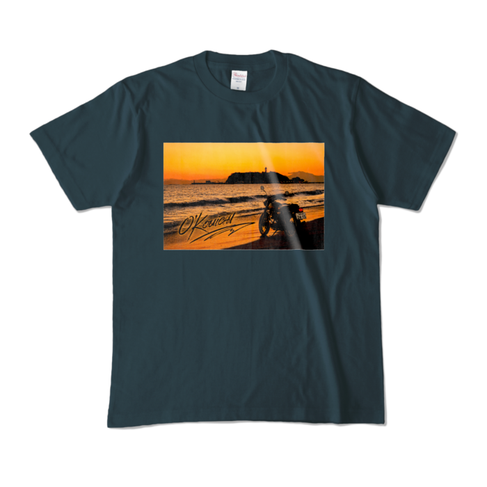 カラーTシャツ - M - デニム (濃色)