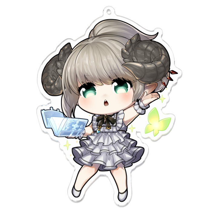 アクリルキーホルダー - 100 x 100 (mm)