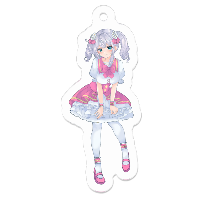 アクリルキーホルダー - 50 x 50 (mm)