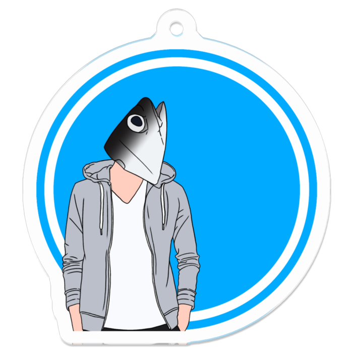 アクリルキーホルダー - 50 x 50 (mm)