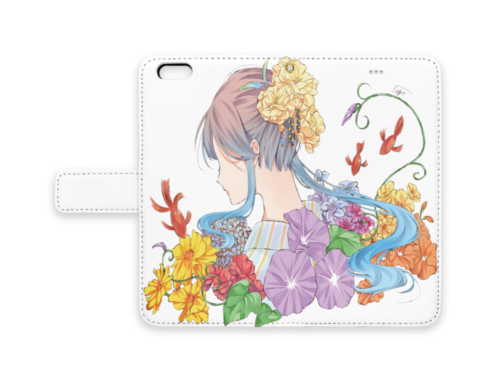 手帳型iphoneケース ベルトあり オリジナルファッション 雑貨店 ホットドッグ Booth