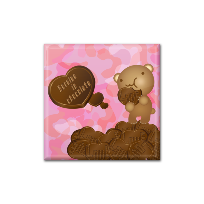 缶バッジ - 四角形40mm