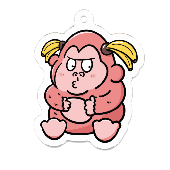 アクリルキーホルダー - 50 x 50 (mm)