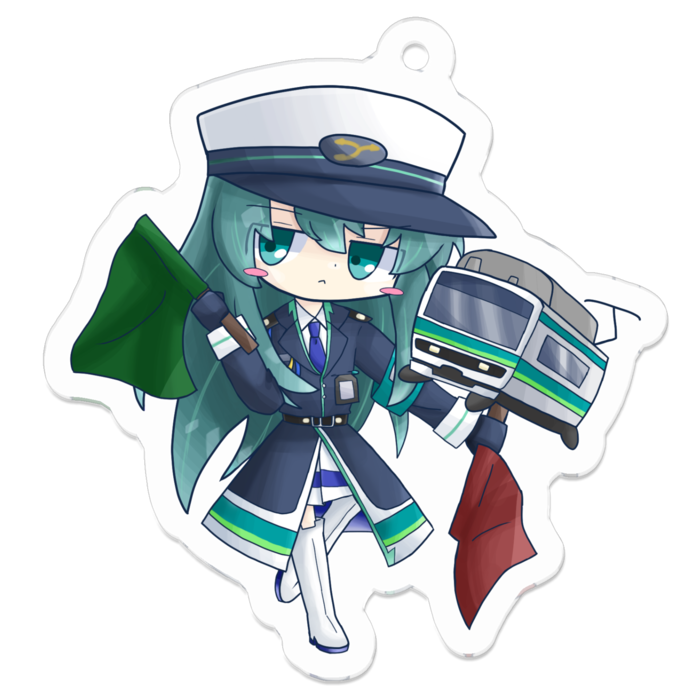 アクリルキーホルダー - 50 x 50 (mm)