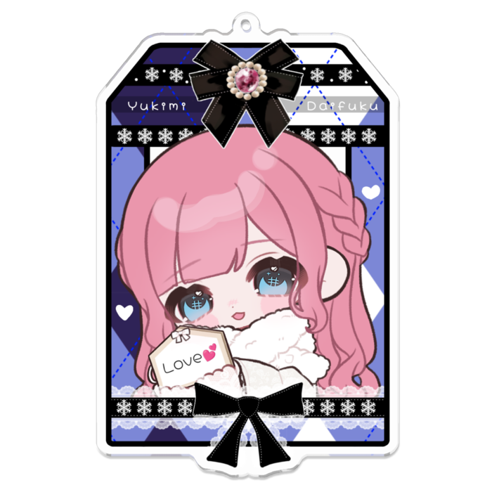 アクリルキーホルダー - 100 x 100 (mm)