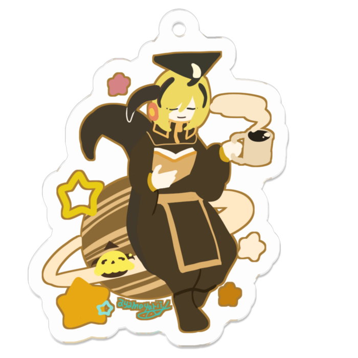 どーだん家族アクリルキーホルダーレナ - 50 x 50 (mm)(3)