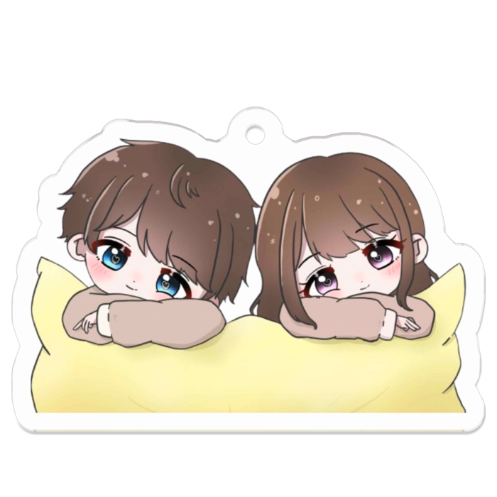 アクリルキーホルダー - 50 x 50 (mm)