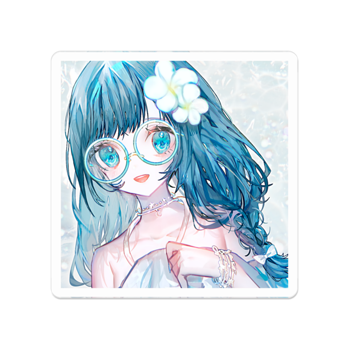 アクリルバッジ - 50 x 50 (mm)