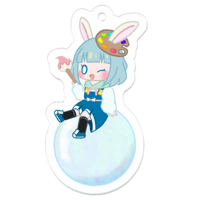 アクリルキーホルダー - 50 x 50 (mm)