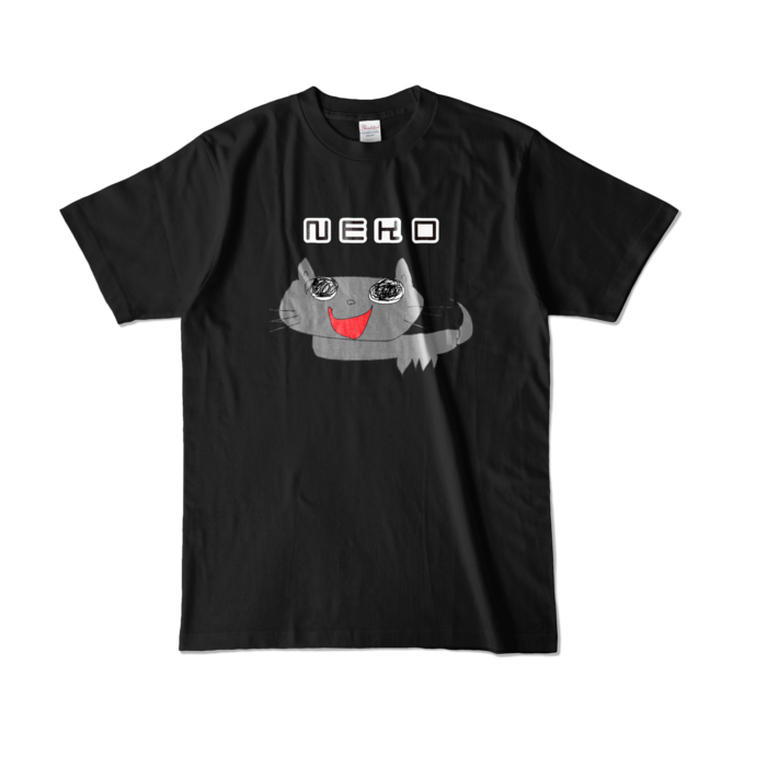 カラーTシャツ - L - ブラック