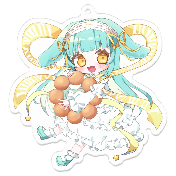 アクリルキーホルダー(コーティング) - 70 x 70 (mm)