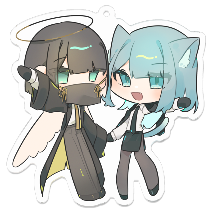 アクリルキーホルダー - 70 x 70 (mm)