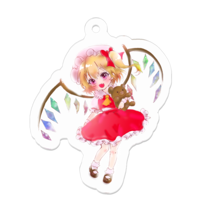 アクリルキーホルダー - 50 x 50 (mm)