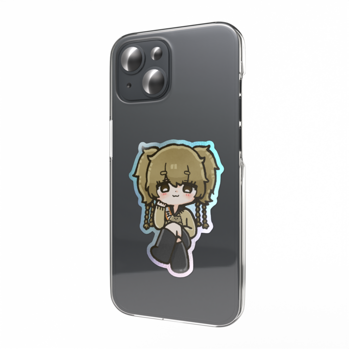 オーロラスマホステッカー - 縦