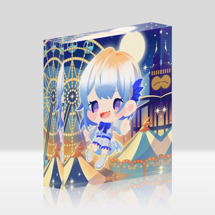 アクリルブロック(下地あり) - 100x100mm